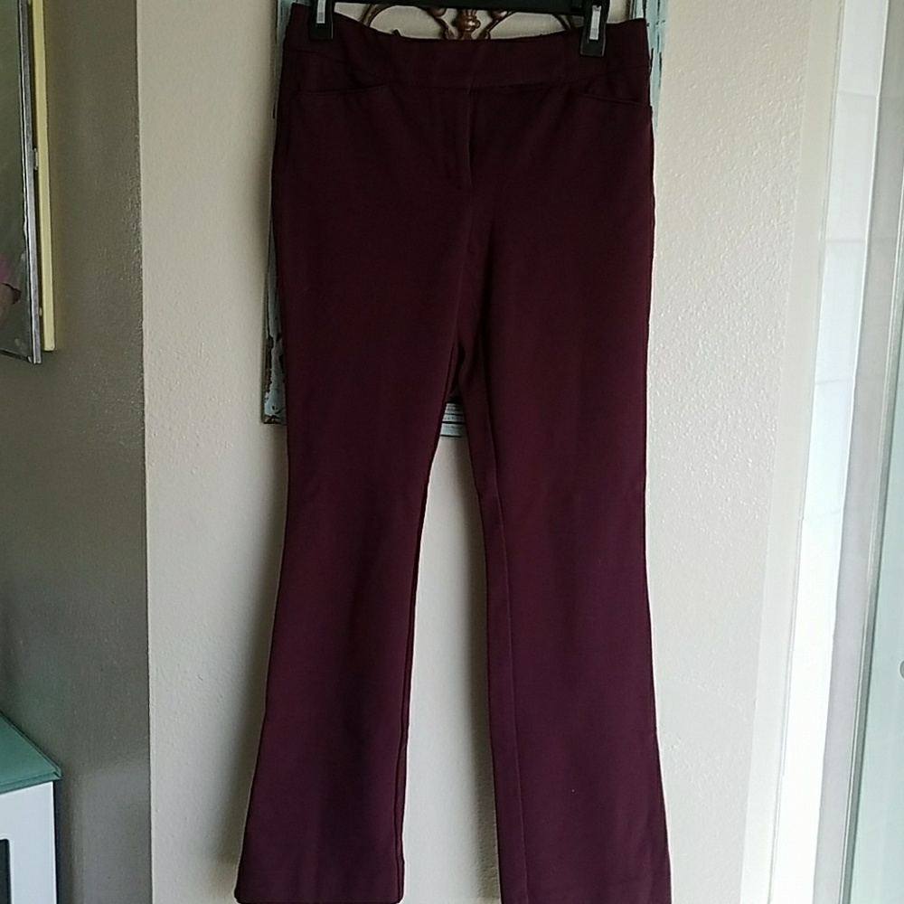 WHBM Maroon Pants